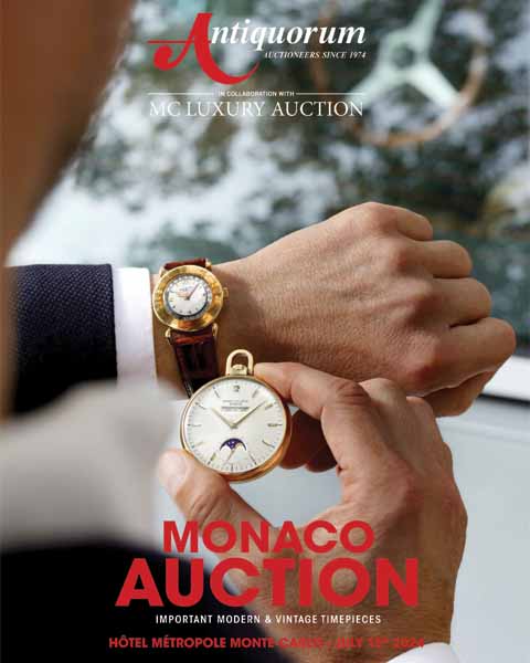 Antiquorum Monaco Auction july 2022